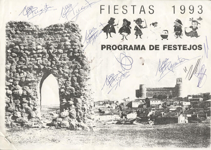 Fiestas patronales en honor a Nuestra Señora de las Angustias 1993 Castillo de Garcimuñoz